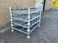 Stapelrek verzinkt voor panelen/hekwerk (4x) - afbeelding 3 van  7