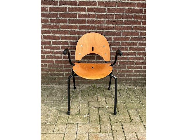 Stapelstoelen met armleuning | 12 stuks - afbeelding 2 van  5
