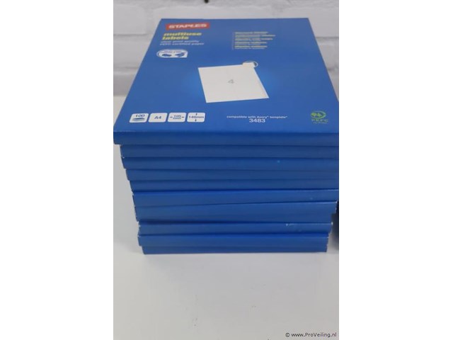 Staples etiketten - afbeelding 2 van  9