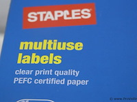 Staples etiketten - afbeelding 3 van  9