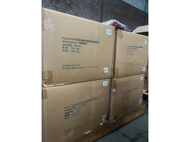 Star bright katoenen vaatdoek 34x34 cm (1440x) - afbeelding 3 van  5