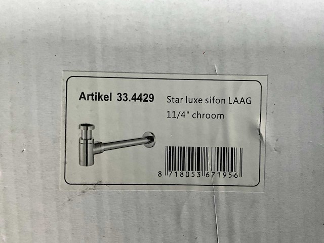 Star luxe laag sifon laag (2x) - afbeelding 3 van  4