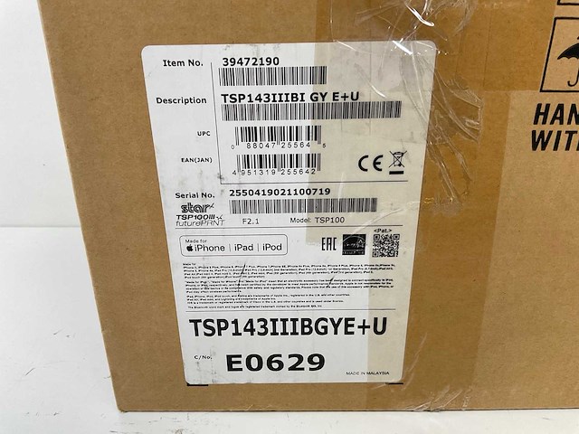 Star micronics (tsp100) thermal bluetooth usb receipt printer (new) - afbeelding 8 van  14