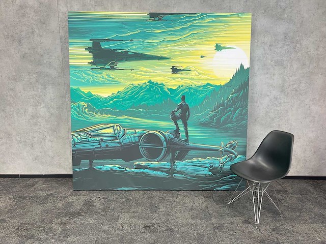 Star wars - canvas op doek 200x200 - afbeelding 1 van  5