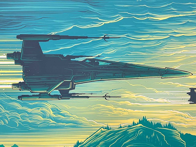 Star wars - canvas op doek 200x200 - afbeelding 4 van  5