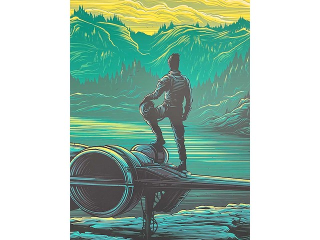 Star wars - canvas op doek 200x200 - afbeelding 3 van  5