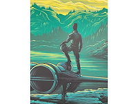 Star wars - canvas op doek 200x200 - afbeelding 3 van  5