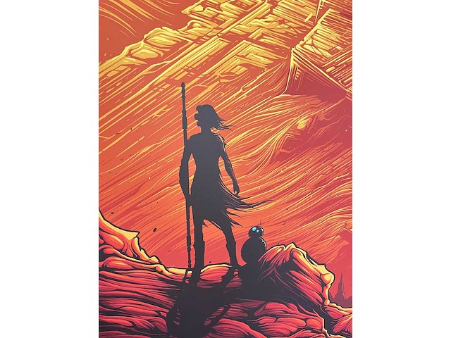 Star wars - canvas op doek 200x200 - afbeelding 3 van  6