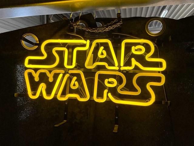 Star wars glas neon decoratie - afbeelding 2 van  2