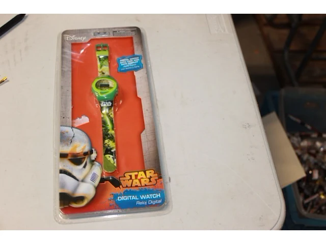 Star wars horloge groen 1x in ds k - afbeelding 2 van  5