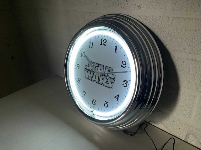 Star wars neon klok - afbeelding 1 van  4