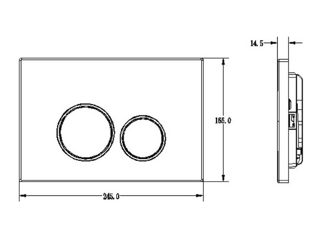 Starbluedisc doppio 50 bedieningsknop (7x) - afbeelding 2 van  5