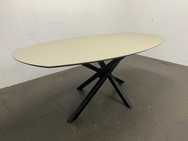 Starcrown - deens ovaal - eetkamertafel 200x100x74 cm - afbeelding 1 van  5