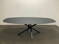 Starcrown - deens ovaal eetkamertafel 240x110x74 cm - afbeelding 2 van  6