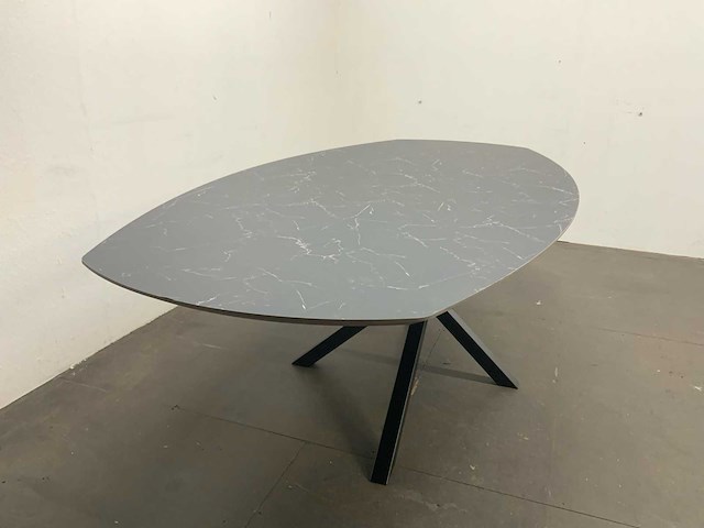 Starcrown - deens ovaal eetkamertafel 240x110x74 cm - afbeelding 3 van  6
