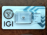 Starcut briljant diamant 0.31 carat gecertificeerd - afbeelding 1 van  4