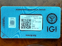 Starcut briljant diamant 0.31 carat gecertificeerd - afbeelding 2 van  4