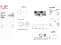 Starcut briljant diamant 0.31 carat gecertificeerd - afbeelding 3 van  4