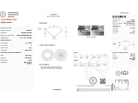 Starcut briljant diamant 0.31 carat gecertificeerd - afbeelding 4 van  4