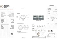Starcut briljant diamant 1.02 carat gecertificeerd - afbeelding 3 van  3