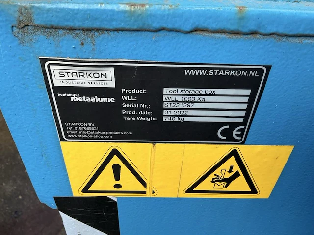 Starkon materiaal container - afbeelding 5 van  5