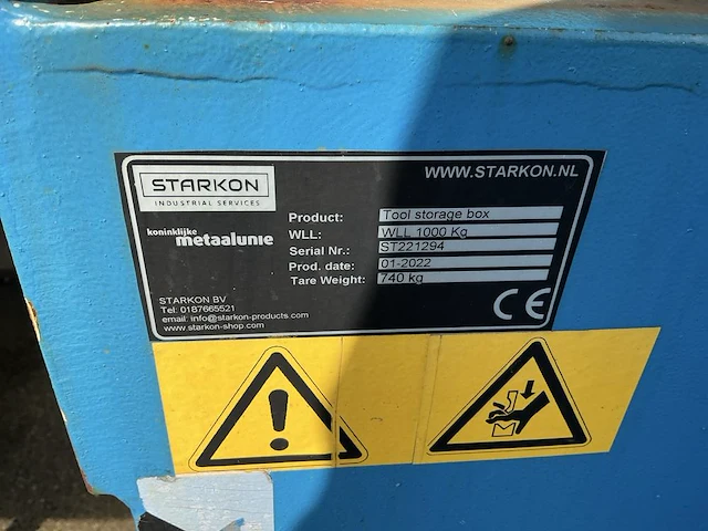 Starkon materiaal container - afbeelding 4 van  4