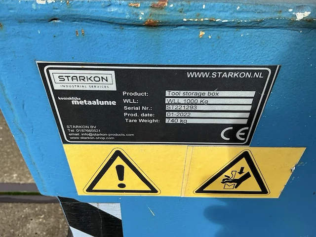 Starkon materiaal container - afbeelding 3 van  3
