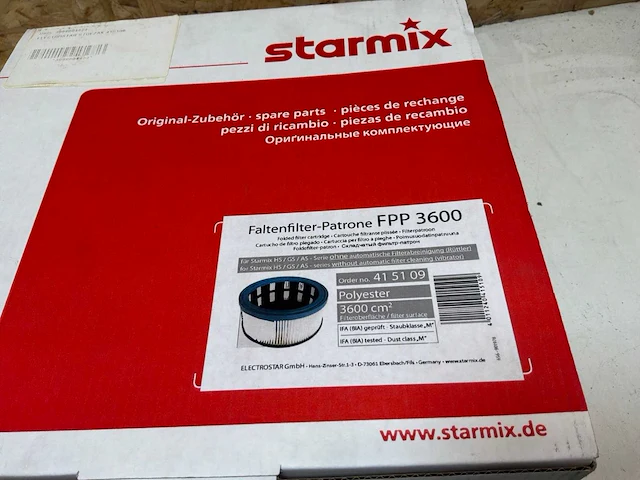 Starmix fpp 3600 vouwfilterpatroon - afbeelding 4 van  5