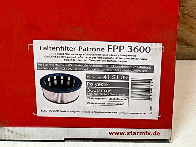 Starmix fpp3600 filter - afbeelding 2 van  2