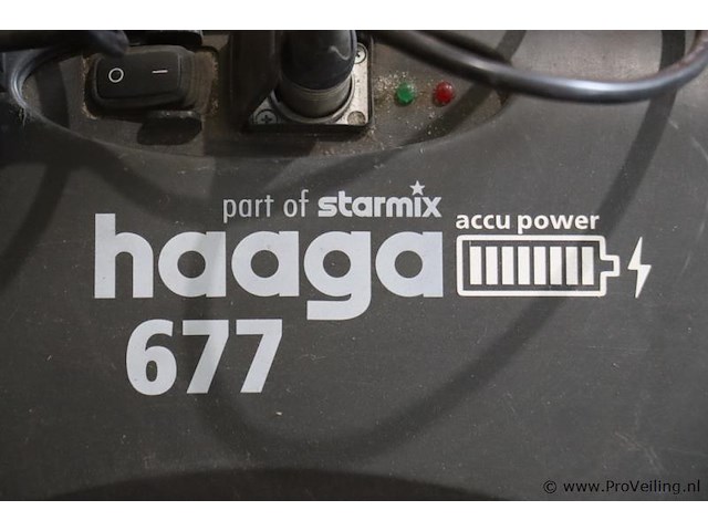 Starmix haaga accu veegmachine | model 677 - afbeelding 3 van  7