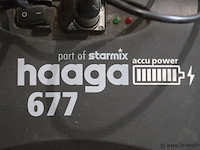 Starmix haaga accu veegmachine | model 677 - afbeelding 3 van  7