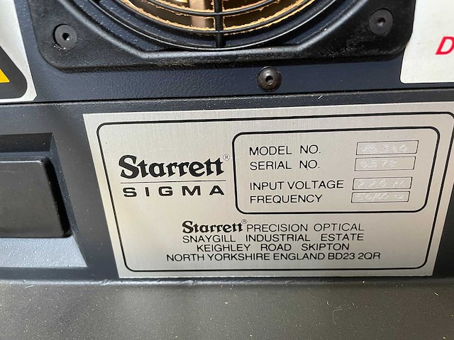 Starrett - sigma vb 360 - profiel projector - afbeelding 2 van  15