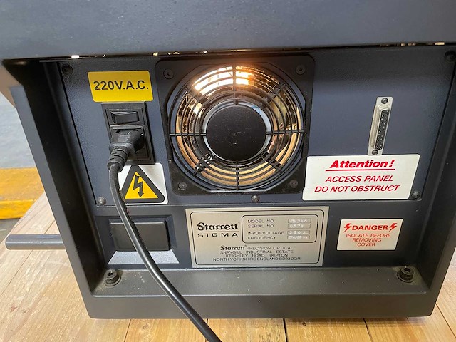 Starrett - sigma vb 360 - profiel projector - afbeelding 15 van  15