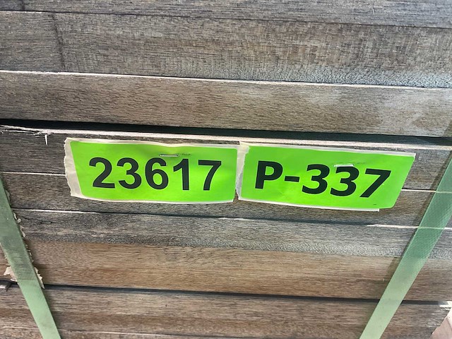 Startblokhutprofiel hardhout 300x6,5x2,7 cm (100x) - afbeelding 5 van  5