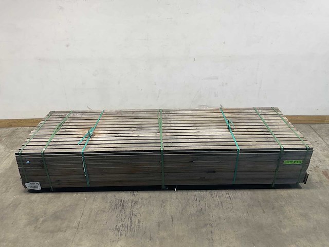 Startblokhutprofiel hardhout 300x6,5x2,7 cm (100x) - afbeelding 2 van  8