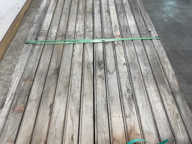 Startblokhutprofiel hardhout 300x6,5x2,7 cm (100x) - afbeelding 3 van  8