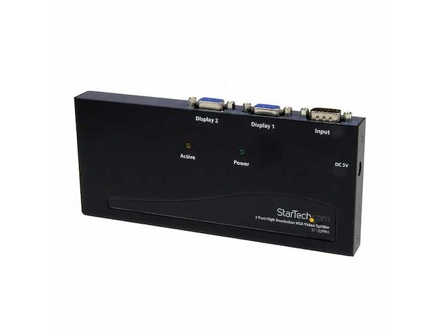 Startech 2 port hr vga video splitter 1 - st122proeu - afbeelding 2 van  4
