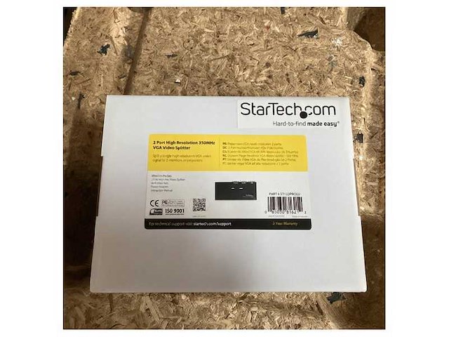 Startech 2 port hr vga video splitter 1 - st122proeu - afbeelding 3 van  4
