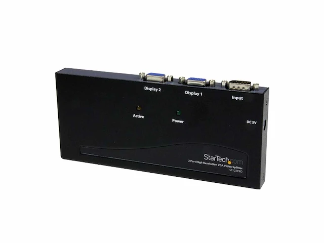 Startech 2 port hr vga video splitter 1 - st122proeu - afbeelding 1 van  5