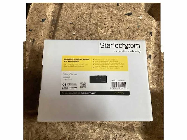 Startech 2 port hr vga video splitter 1 - st122proeu - afbeelding 4 van  5