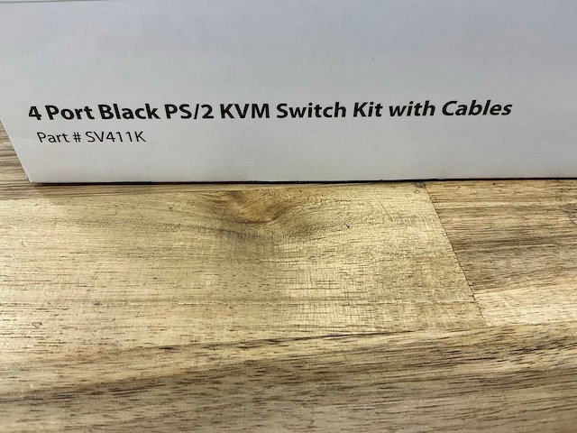 Startech 4 port black ps/2 kvm switch kit with cables - afbeelding 3 van  3