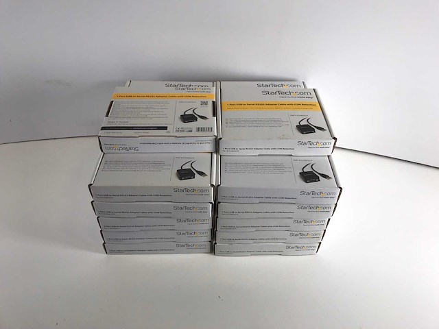 Startech (icusb2321f) 1,8m 1-port ftdi usb to rs232 adapter cables (new) (22x) - afbeelding 1 van  8