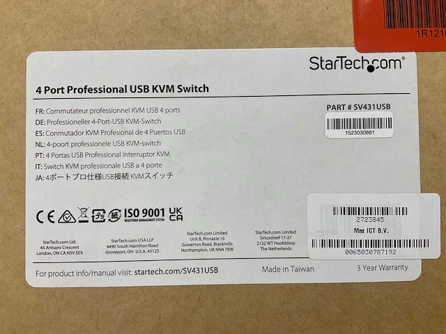 Startech sv431usb switch - afbeelding 2 van  2