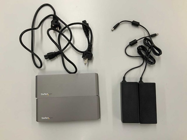 Startech thunderbolt 3 dual-4k laptop docking station - afbeelding 1 van  4