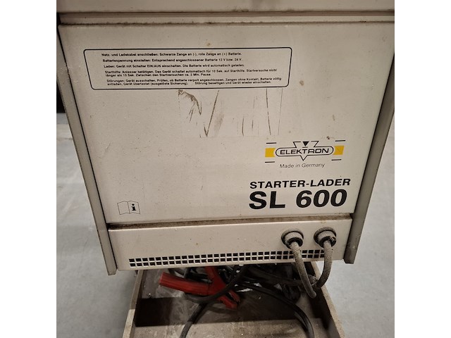 Starter-lader, elektron, sl 600 - afbeelding 4 van  7