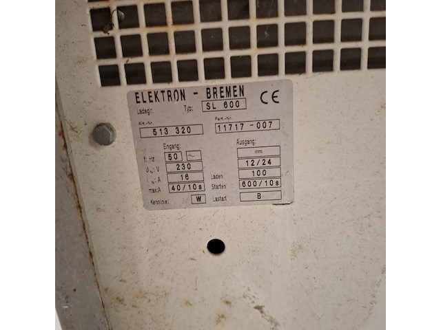 Starter-lader, elektron, sl 600 - afbeelding 6 van  7