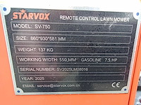 Starvox - sv-750 - grasmaaier met afstandbediening - afbeelding 13 van  14