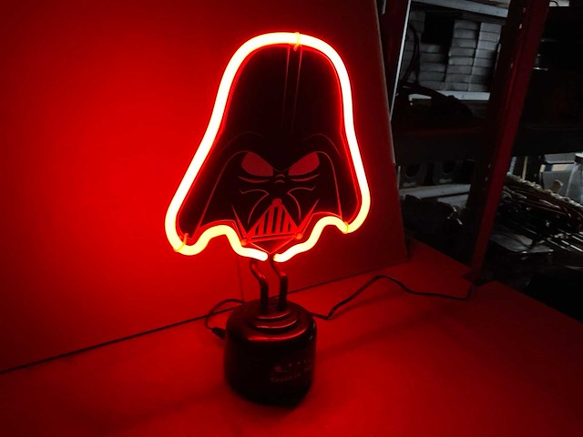 Starwars darth vader glas neon - afbeelding 1 van  2