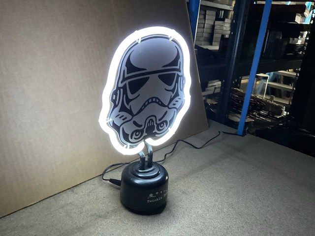 Starwars trooper glas neon - afbeelding 2 van  3