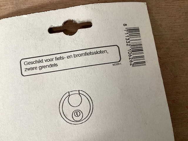 Starx discus hangslot rvs 70mm (32x) - afbeelding 4 van  4